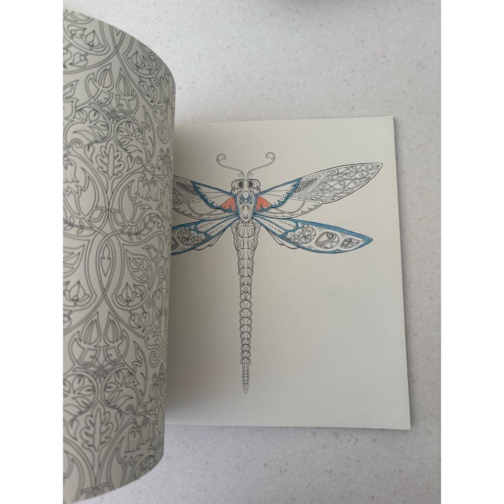 Enchanted Forest Johanna Basford Inky Quest Adult Coloring Book Paperback - Picture 5 of 5